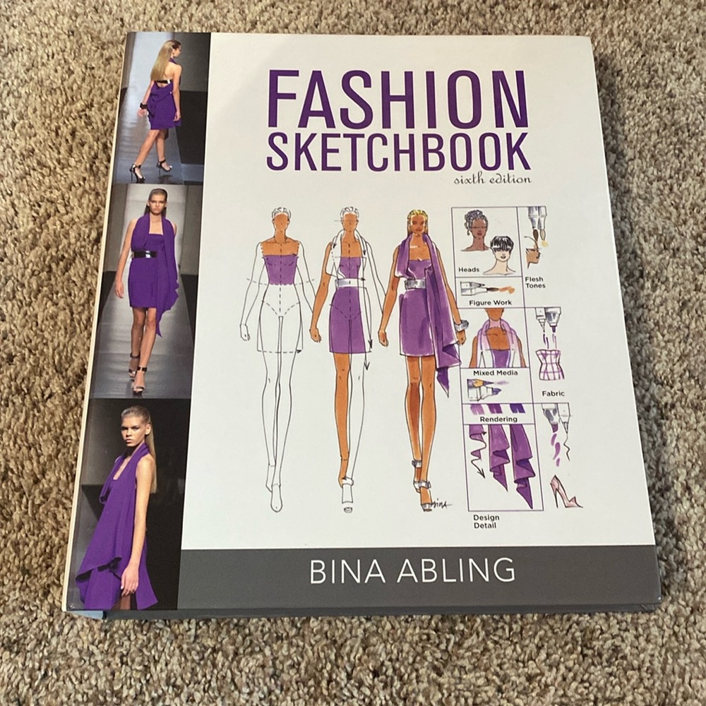 Fashion sketchbook sixth editionition bina abling text book